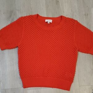 Lucy Paris Tyla Knit Red Top Size M
